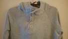 Bluzka bluza popielata z kapturem H&M rozmiar 34 - 2