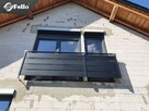 Balkon francuski portfenetr rzygownik Solid montaż aluminium - 2