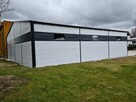 Garaż blaszany trzystanowiskowy 10x12 m blaszak hala wiata - 11