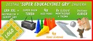 Gra edukacyjna dla dzieci POZNAJ KOSMOS w mega formacie XXL - 4