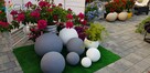 Dekoracje i ozdoby do ogrodu kule ogrodowe kule betonowe - 9