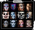 Charakteryzacje halloween face body painting uv - 3