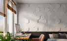 Panel ścienny 3D Hexagon Slope- wymiary 33x28,6cm - 14
