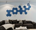 Panel ścienny 3D Hexagon Slope- wymiary 33x28,6cm - 1