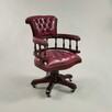 Stylowy, elegancki fotel pikowany z fioletową tapicerką - 2