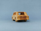 Drewniany model samochodu Trabant- drewniana zabawka - 4