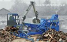 Żuraw hydrauliczny HDS stacjonarny wolnostojący z chwytakiem - 3