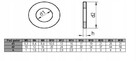 Podkładka M24 zwykła DIN 125 - 62 szt - 3