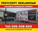 Reklama mobilna przyczepa reklamowa Białystok Podlasie wynaj - 1