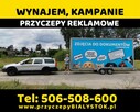 Reklama mobilna przyczepa reklamowa Białystok Podlasie wynaj - 8