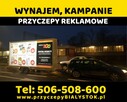 Reklama mobilna przyczepa reklamowa Białystok Podlasie wynaj - 7