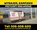 Reklama mobilna przyczepa reklamowa Białystok Podlasie wynaj - 10