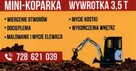 WYNAJEM / USŁUGI MINIKOPARKA +WYWROTKA 3,5t - 2