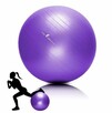 Piłka gimnastyczna anti burst 65 cm fioletowa Pretorians - 2