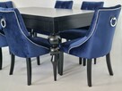 Zestaw stół drewniany z krzesłami tapicerowanymi PRODUCENT - 3