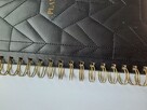 Czarny planer pikowany organizer osobisty - 4