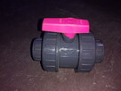 Zawór kulowy PCV fi 75 mm, KW-KW. Nowy - 4