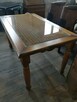 Prostokątny stół ze szklanym blatem - 3