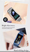 SMARTWATCH DAMSKI WODOODPORNY SMARTBAND ZEGAREK OPASKA - 4