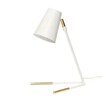 Lampa Stołowa Biało-Mosiężna Hubsch - 1