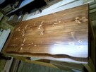 parapety drewniane półki z drewna blaty klejone stół ława - 10