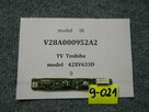 Moduł IR V28A000952A2 z TV - Toshiba 42XV633D     9-021 - 2