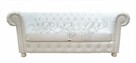 Skórzana Pikowana SOFA CHESTERFIELD CANON 2 OS. kryształki s - 8