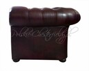 Skórzana SOFA Pikowana CHESTERFIELD NORMAL 3 OS. RATY - 4
