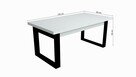 NOWOCZESNY STOLIK KAWOWY ŁAWA DO SALONU LOFT METAL - 2