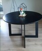 stół drewniany okrągły - 2