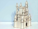 Zamek dla księżniczek Drewniane puzzle 3D Zabawki Drewyan - 3