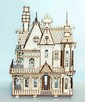Zamek w stylu gotyckim 3D puzzle z drewna Drewyan - 1