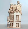 Zamek w stylu gotyckim 3D puzzle z drewna Drewyan - 3