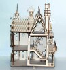 Zamek w stylu gotyckim 3D puzzle z drewna Drewyan - 2