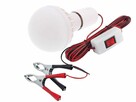 LAMPA LED 12V Z ZACISKAMI - KROKODYLKAMI - 1