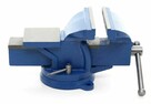 Imadło ślusarskie OBROTOWE z kowadłem 100mm Stal HARTOWANA - 3