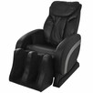 vidaXL Fotel masujący, czarny, sztuczna skóra - 1