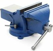 Imadło ślusarskie OBROTOWE z kowadłem 100mm Stal HARTOWANA - 2