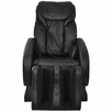 vidaXL Fotel masujący, czarny, sztuczna skóra - 2