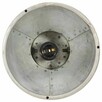 vidaXL Industrialna lampa sufitowa, srebrna, E27, drewno man - 7