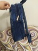 Torebka jeansowa plecak - 4