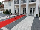 Słupki odgradzające czerwony dywan parasole namioty - 4