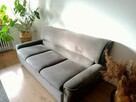 Sofa szary welur - 6