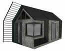 przenośna Konstrukcja stalowa domek kontenerowy, biuro, altana - 5