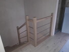 Stopnie schody trepy drewniane na beton - 11