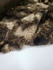 Eko skóra z futerkiem w odcieniach brązu i bezu - 1