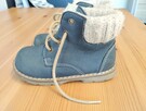 Buty zimowe chłopięce Emel skórzane rozmiar 24, granatowe - 2