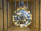Ozdobna Kula świąteczna LED - wewnątrz Ø20cm 40L timer - 5