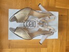 Buty wizytowe sandałki na obcasie - 3