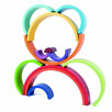 TOOKY TOY Układanka Drewniane Klocki Montessori Tęcza - 2